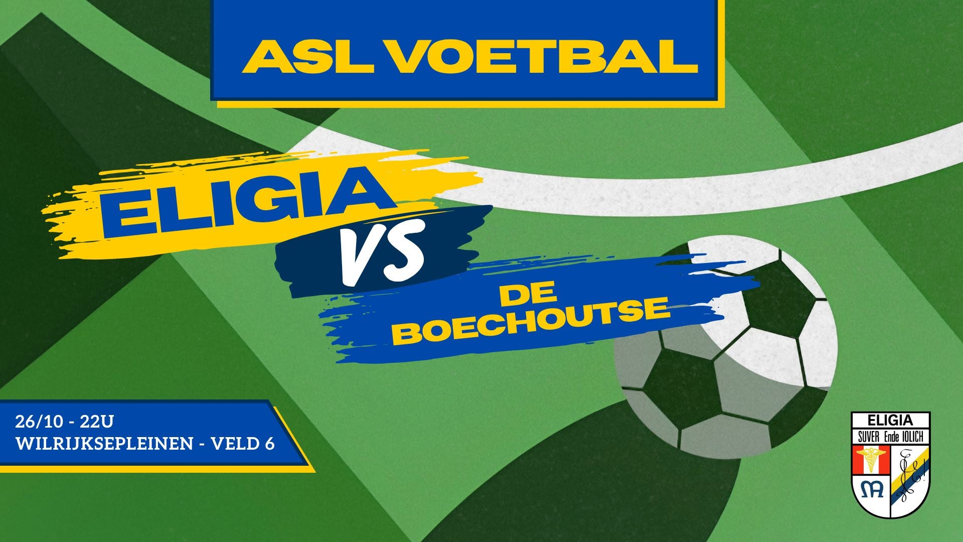 ASL voetbal: Eligia VS De Boechoutse