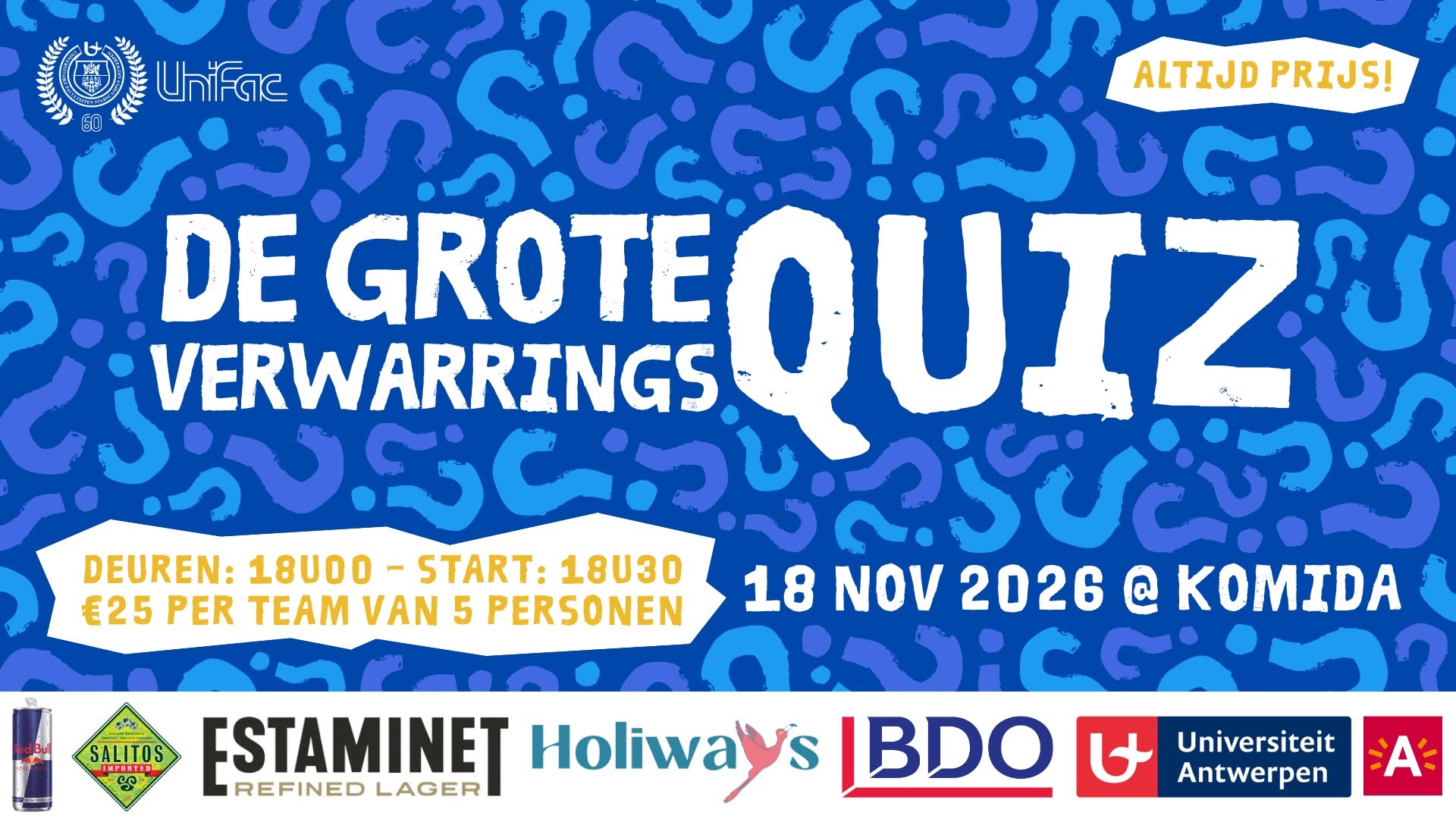 Unifac’s Grote Verwarringsquiz 2026