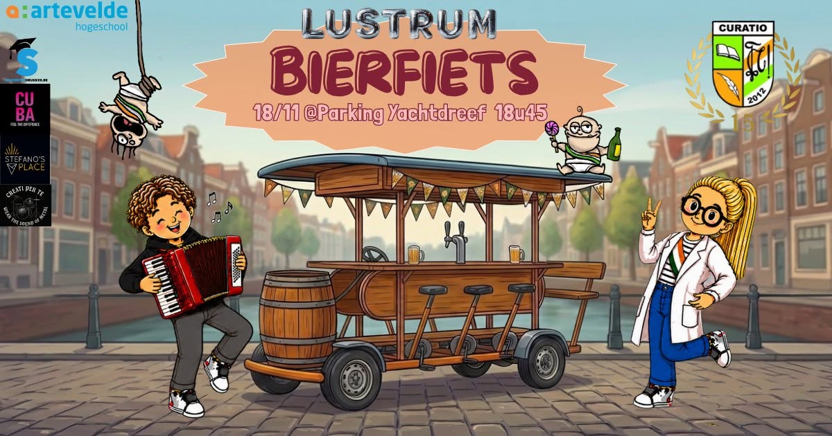 Lustrumweek: Bierfiets