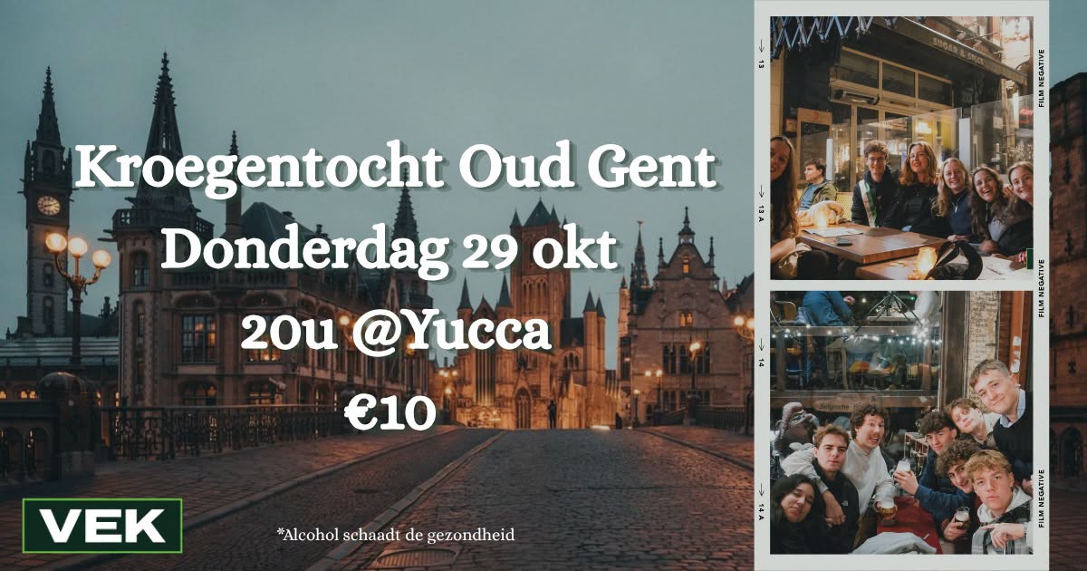 Kroegentocht Oud Gent