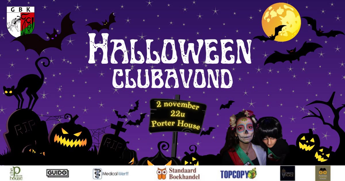 Halloweenclubavond🎃🕷️