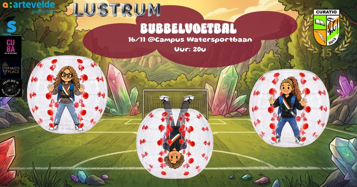 Lustrumweek: Bubbelvoetbal