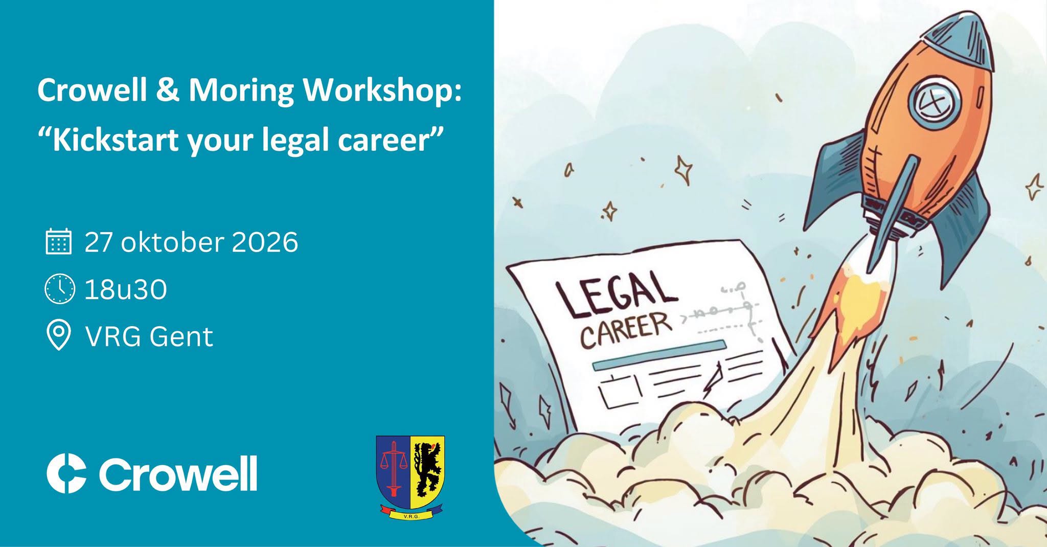 Kickstart your legal career x Crowell & Moring