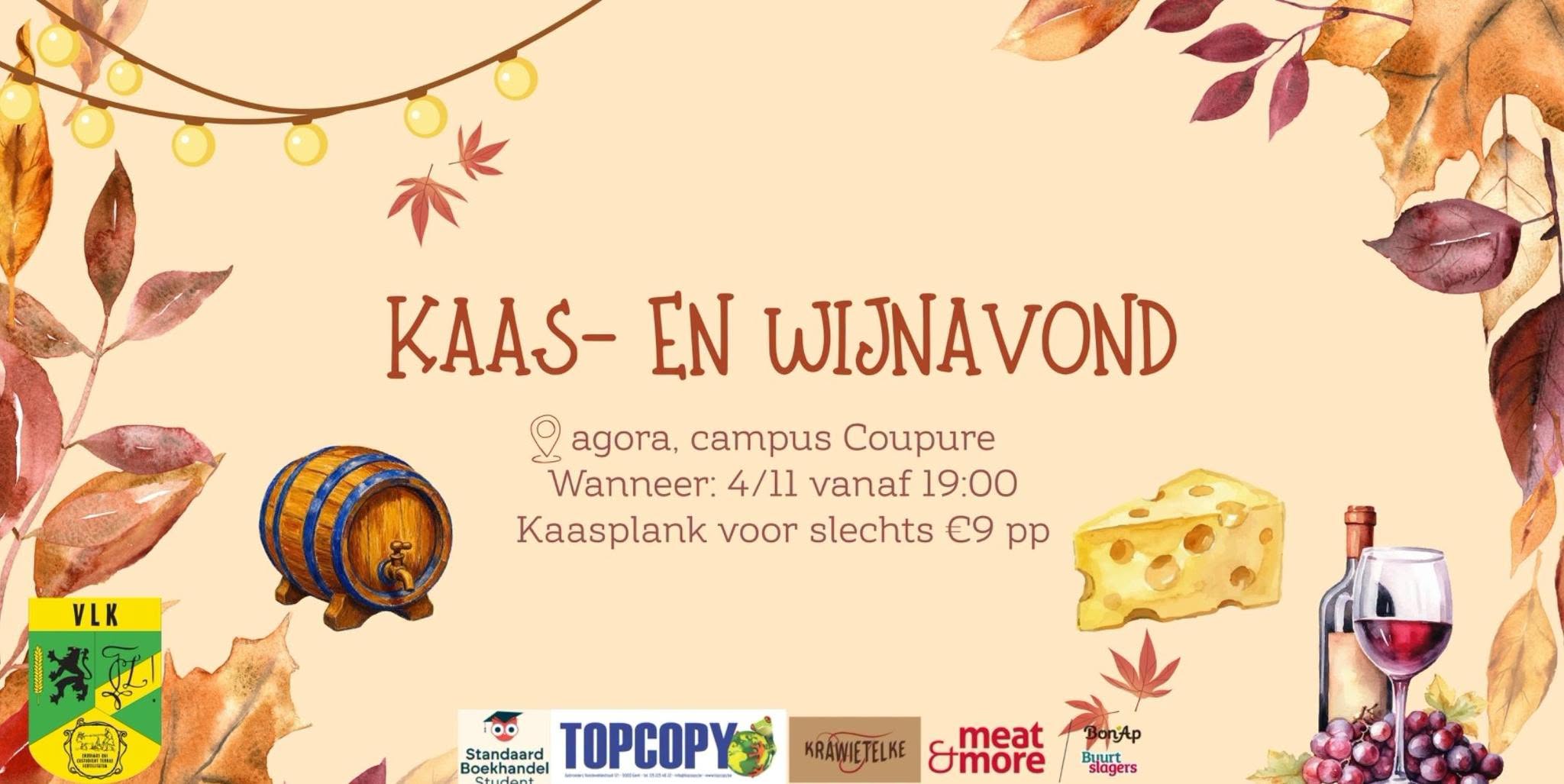Kaas- en wijnavond