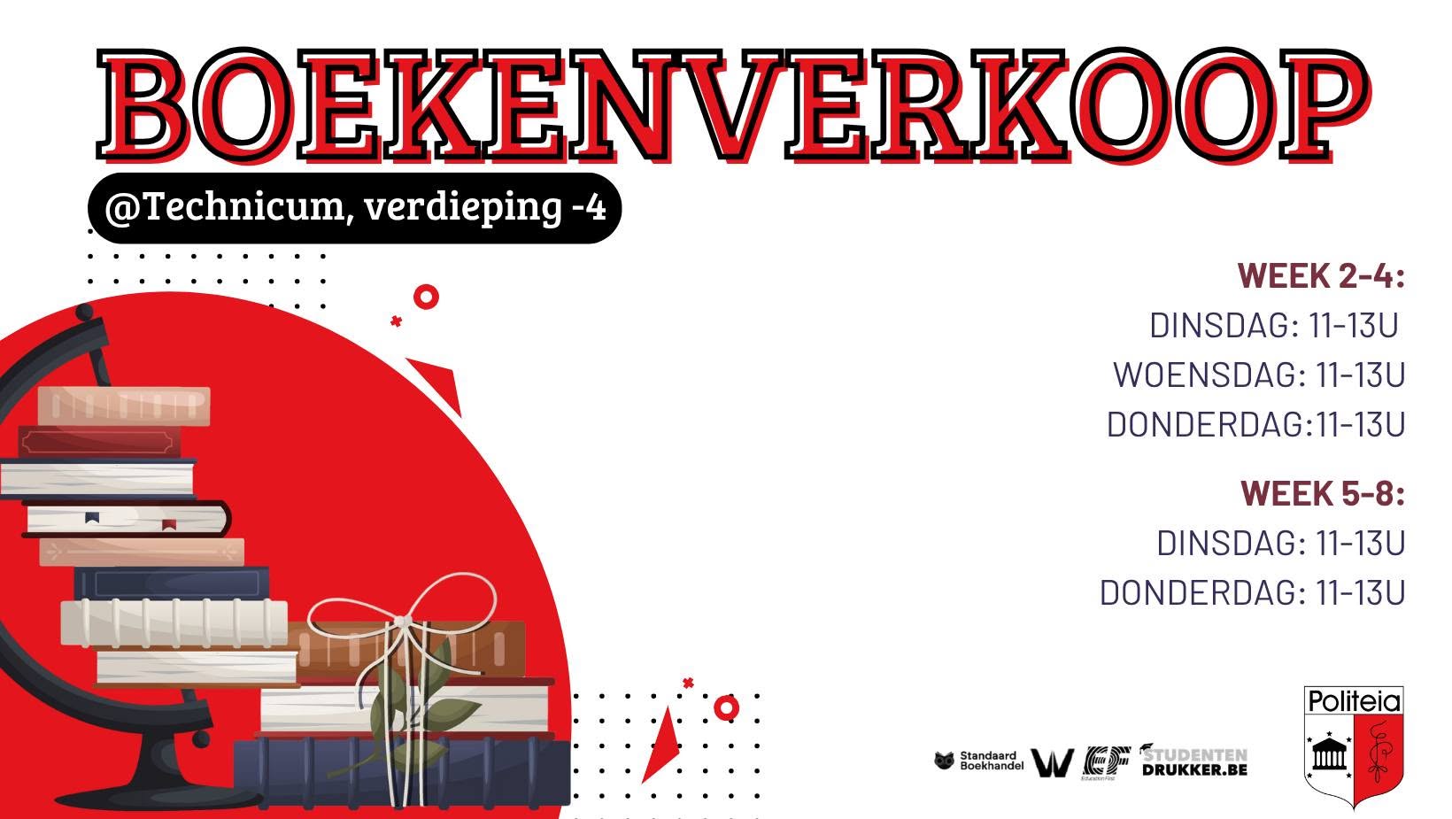 Boekenverkoop week 2-8 | Politeia