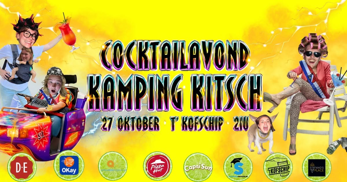 Cocktailavond Kamping Kitsch 
