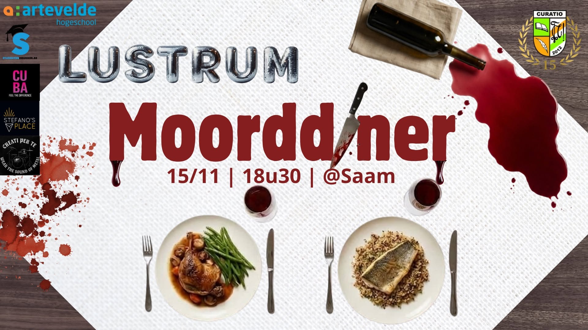 Lustrumweek: Moorddiner 