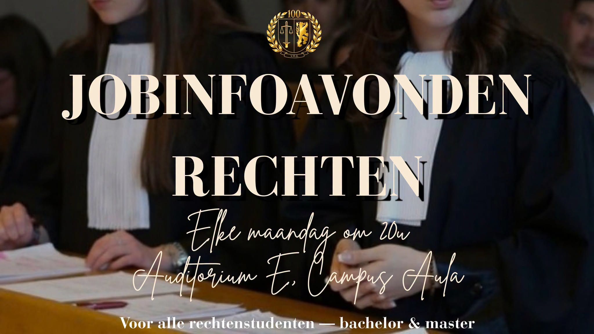 Jobinfoavonden: elke maandag om 20u