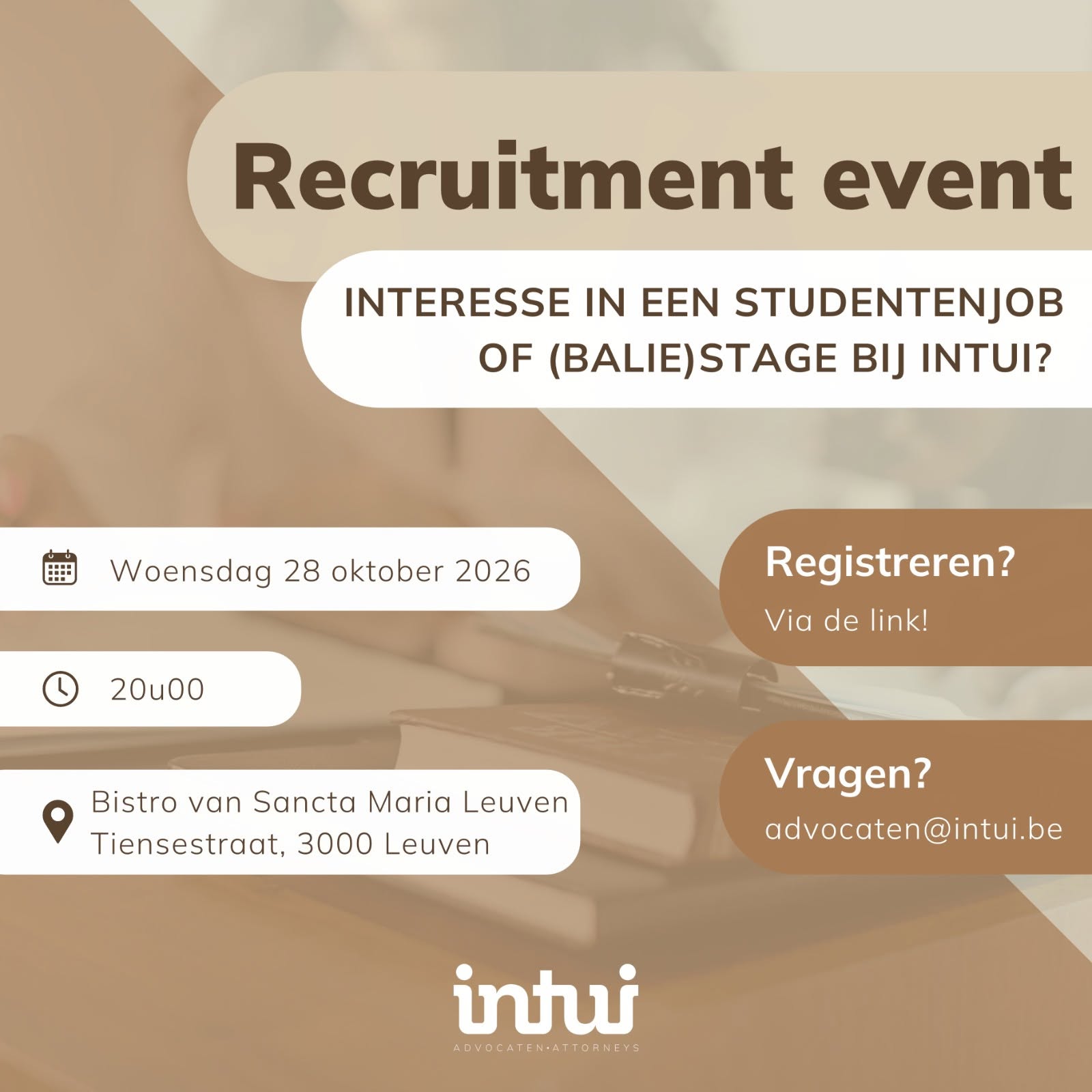 Recruitment event intui