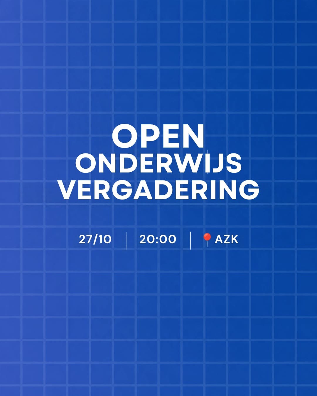 Open Onderwijs Vergadering 